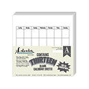 Authentique Single-Sided Cardstock - Calendar Collection Blank