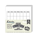 Authentique Single-Sided Cardstock - Calendar Collection Blank