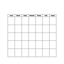 Authentique Single-Sided Cardstock - Calendar Collection Blank