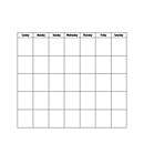 Authentique Single-Sided Cardstock - Calendar Collection Blank