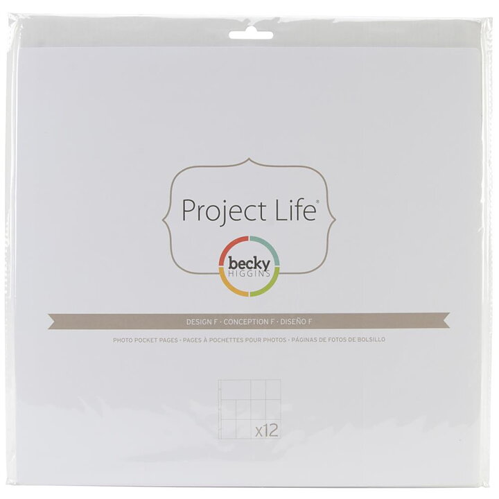Project Life 12x12 Photo Pocket Pages - Design F