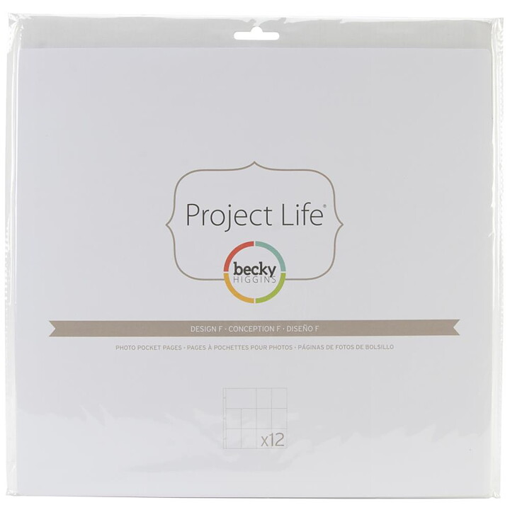Project Life 12x12 Photo Pocket Pages - Design F