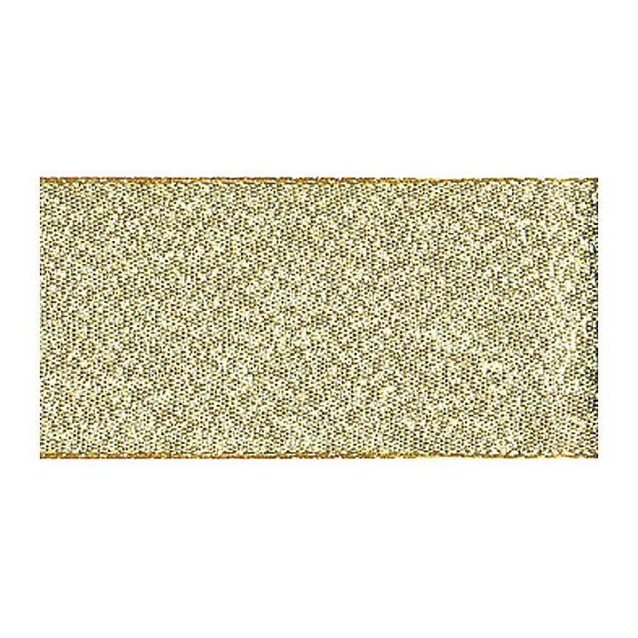 Berwick - Offray Galena Metallic Ribbon  - Gold 15 mm