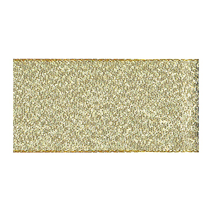 Berwick - Offray Galena Metallic Ribbon  - Gold 15 mm
