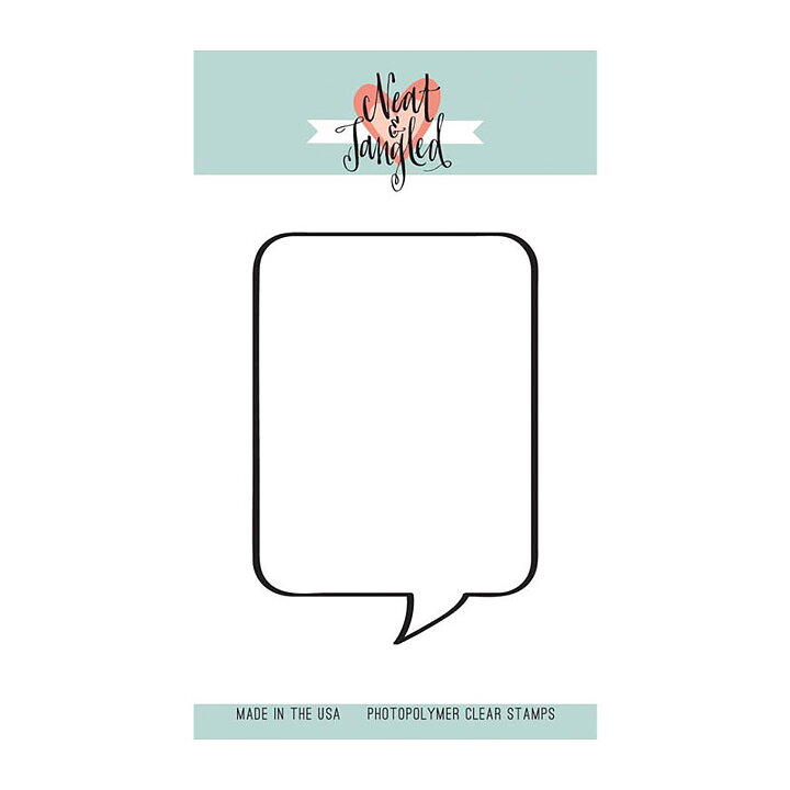 Neat & Tangled Clear Stamps - A Lot To Say