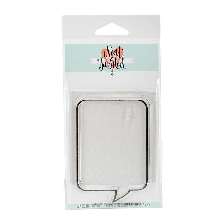 Neat & Tangled Clear Stamps - A Lot To Say