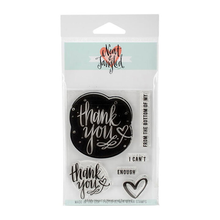 Neat & Tangled Clear Stamps - All My Heart