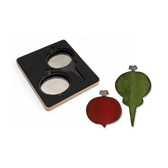 Tim Holtz Sizzix Alterations Die Bigz - Carved Ornaments