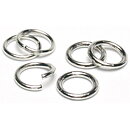 Cousin Basic Metal Findings - Silver Jump Rings 8 mm