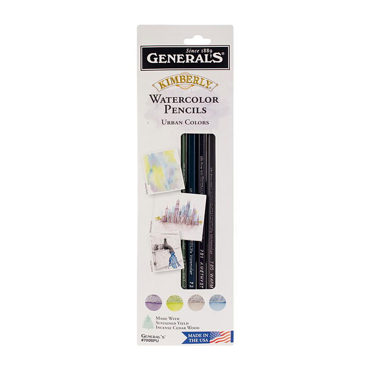 General Pencil Kimberly Watercolor Pencils - Urban