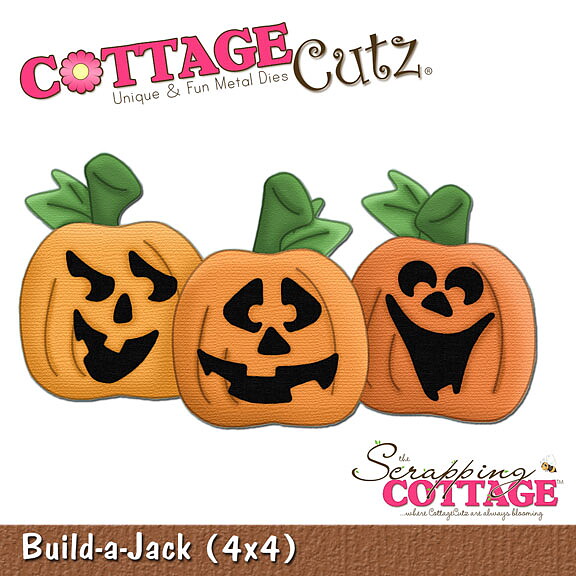 Cottage Cutz Dies 4x4 Halloween Build a Jack