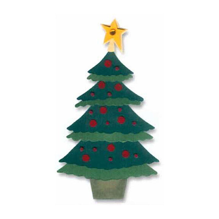 Paper Bliss  3-D Adhesive Accents - Scalloped Tree