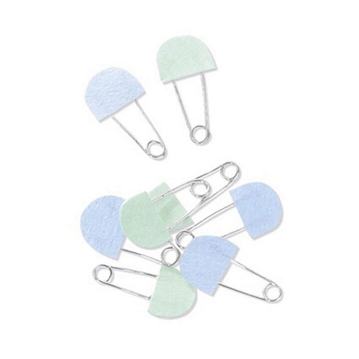 EK Success Stickers Jolee's By You Mini - Blue Diaper Pins
