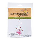 Stamping Bella Cling Rubber Stamps - Bundle Girl with  Falling Hearts