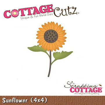 Cottage Cutz Dies 4x4 Flowers Sunflower