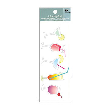 EK Success Stickers Jolee's By You Small - Cocktails