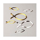 EK Success Stickers Jolee's By You Mini - Fish Symbols Gold/Silver