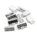 Cousin Basic Metal Findings - Silver Cord Ends Clamp 18 mm