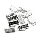 Cousin Basic Metal Findings - Silver Cord Ends Clamp 18 mm