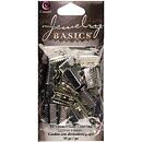 Cousin Basic Metal Findings - Silver Cord Ends Clamp 18 mm