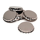 Darice  Bottle Caps - Giant Chrome