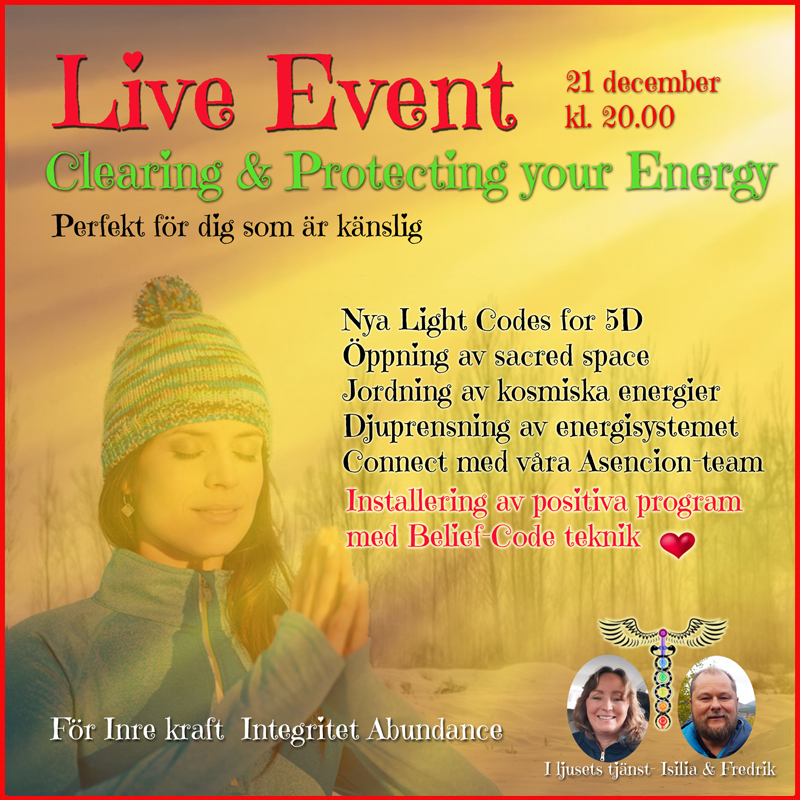 INSPELAT Live Event - Clearing and Protecting your Energy