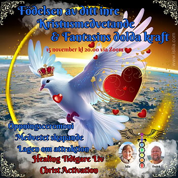 INSPELAT Live Event - Födelse av ditt inre kristusmedvetande & fantasins dolda kraft