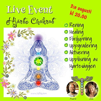 INSPELAT Live Event - Hjärtchakrat Healing Uppgradering LionsGate