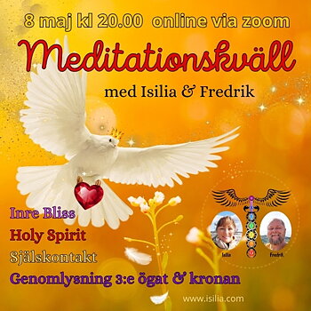 INSPELAT Live Event - Meditationskväll Holy Spirit, Violetta Flamman, I AM