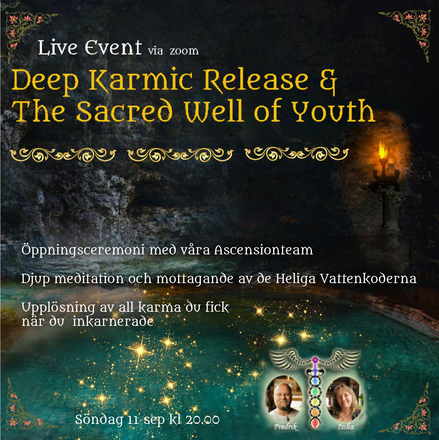 INSPELAT Live Event - Deep Karmic Release and The Sacred Well of Youth