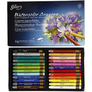 Gallery watercolor crayons - 12