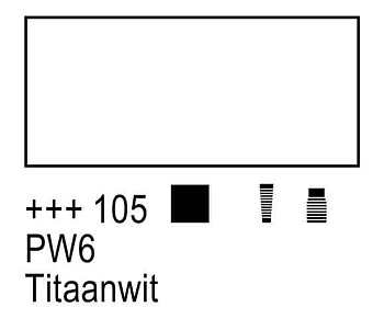 Amsterdam acrylic paint 500ml - titanium white #105