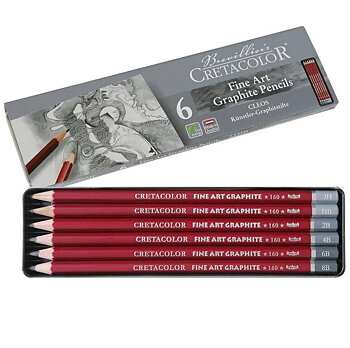 Cretacolor Aero Graphite Pencils Box (12 Pcs) - Prime Art