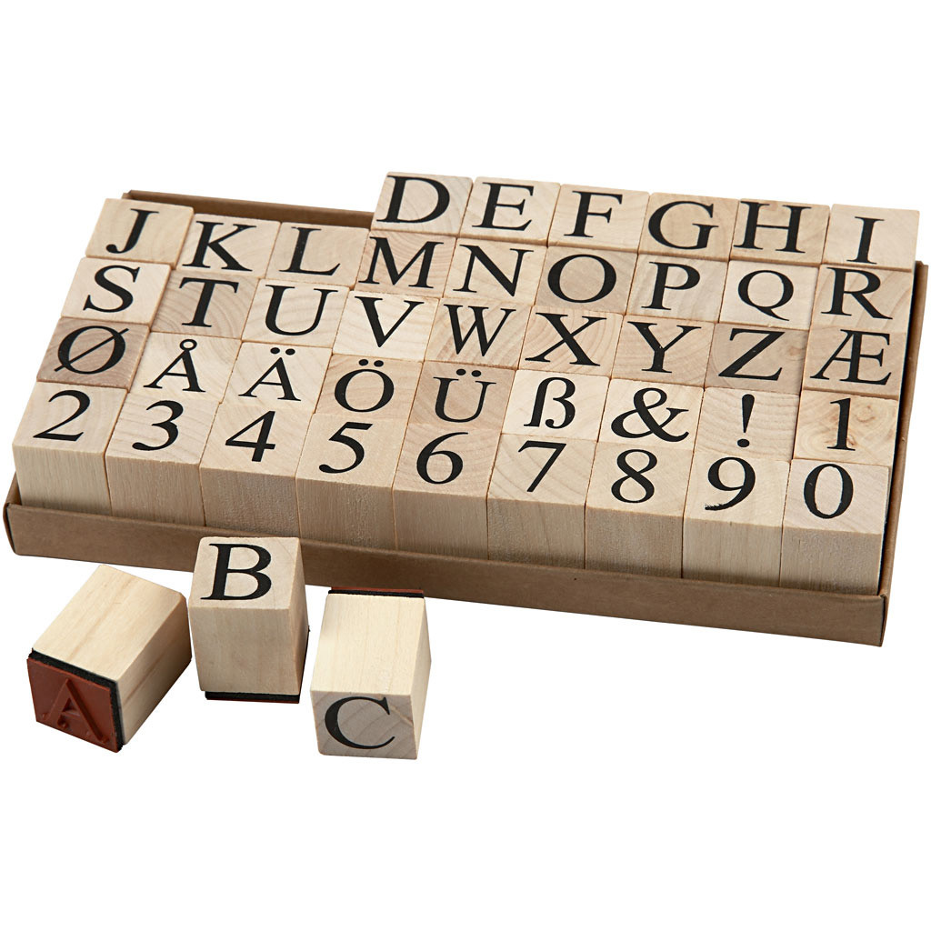 Letter stamps. Европейский алфавит. Georgian Stamping Kit Alphabet.