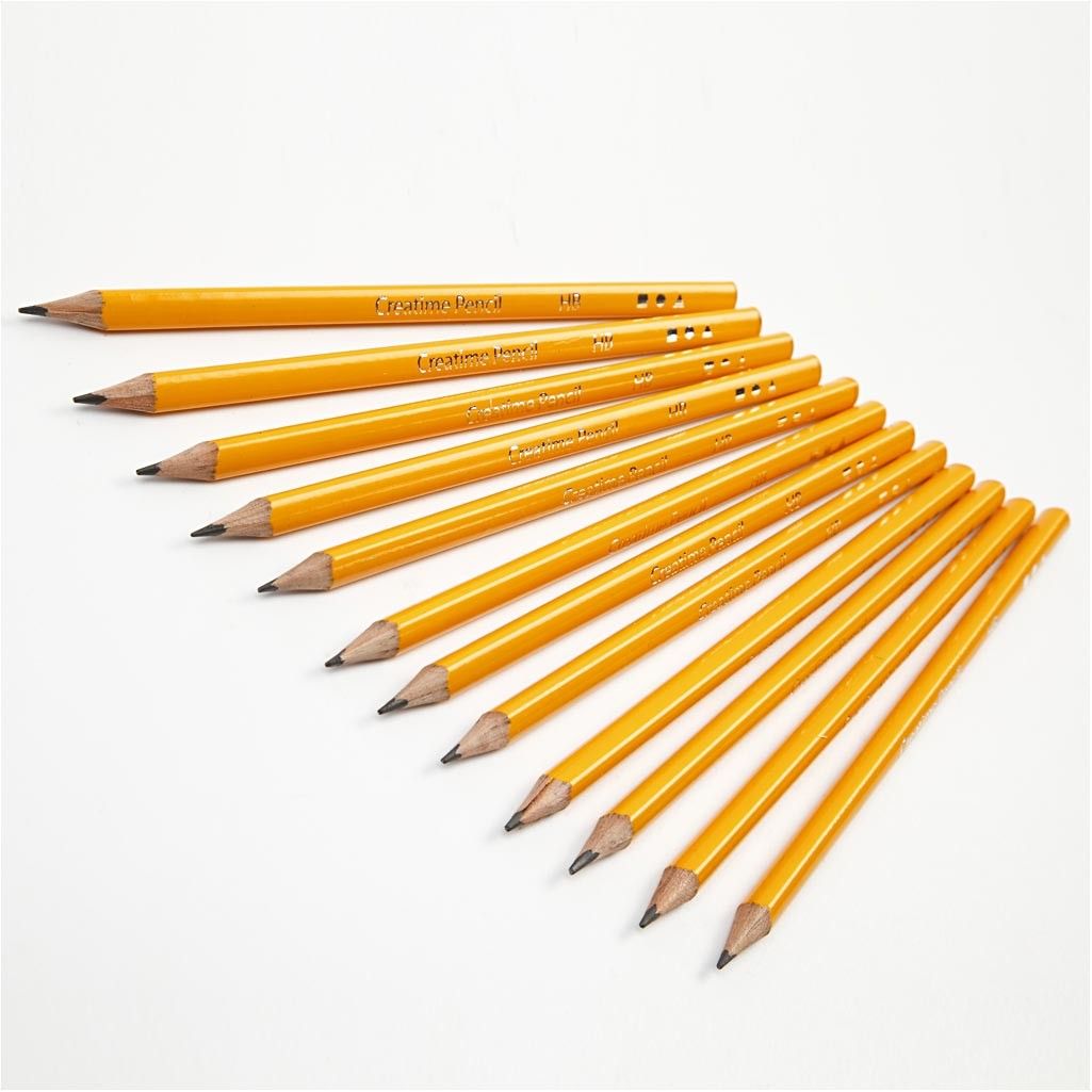 Pencils HB - 12 pcs - Art of Veda - Art Supplies online