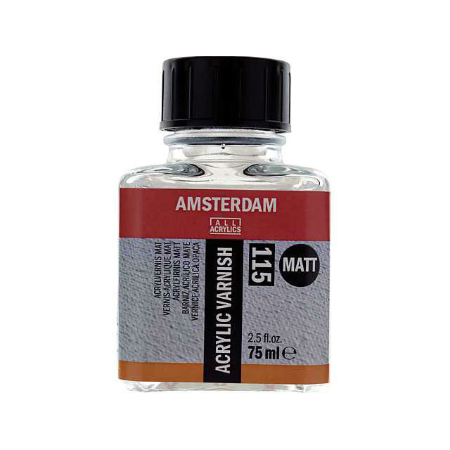 Akrylmedium Fernissa - Acrylic varnish matt #115 - Amsterdam 75ml - Art ...