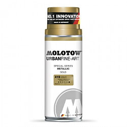 Molotow : Urban Fine Art : Artist Acrylic Spray Paint : 400ml : Metallic  Silver 420