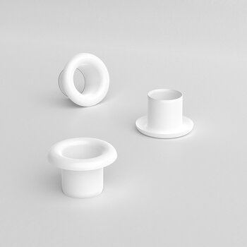 Storpakke maljer 4 mm hvit 1000-pakke