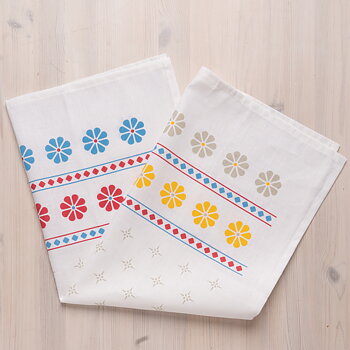 Küchenhandtuch Jokkmokks Markt Weiß
