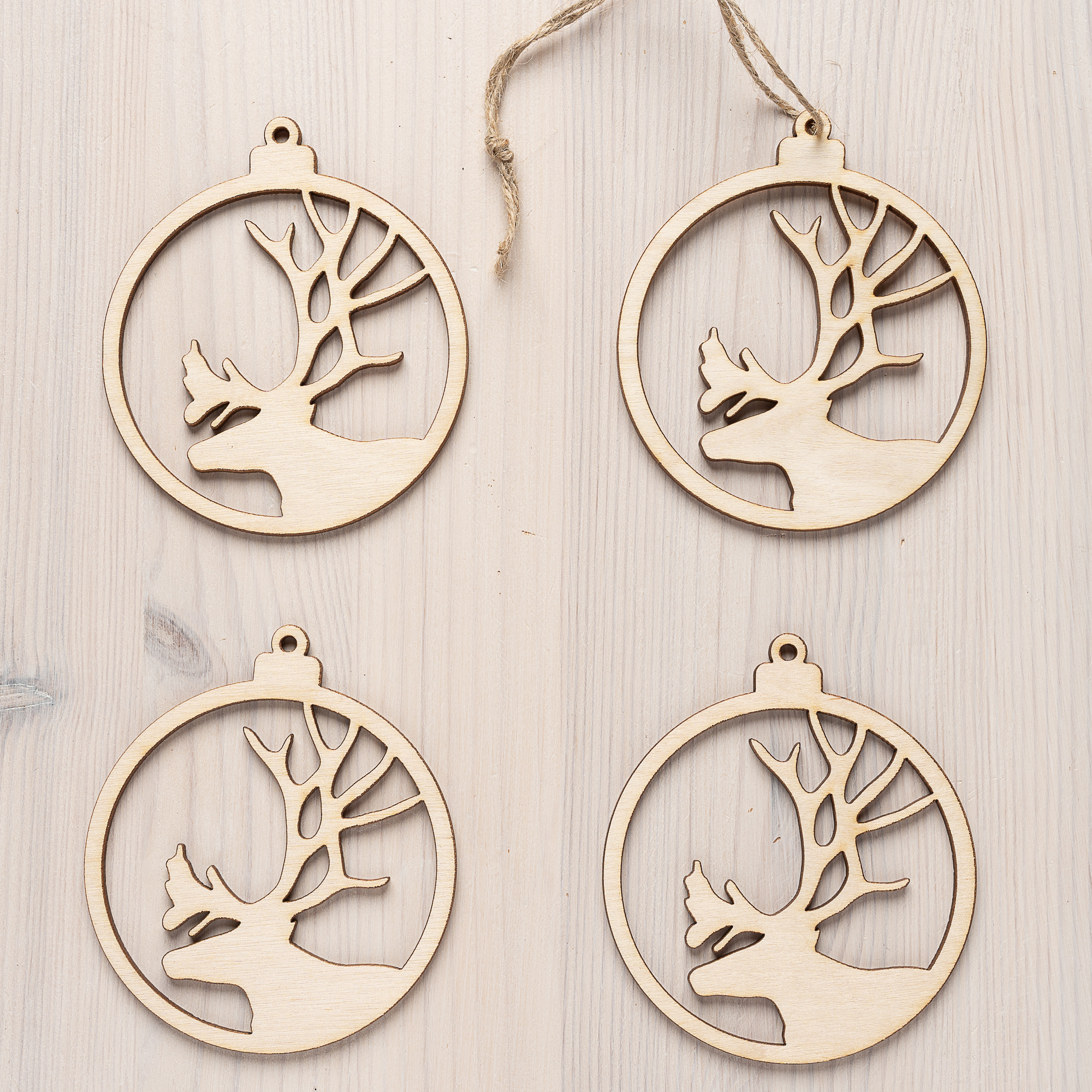 Christmas tree ornaments Jullá 4 pcs