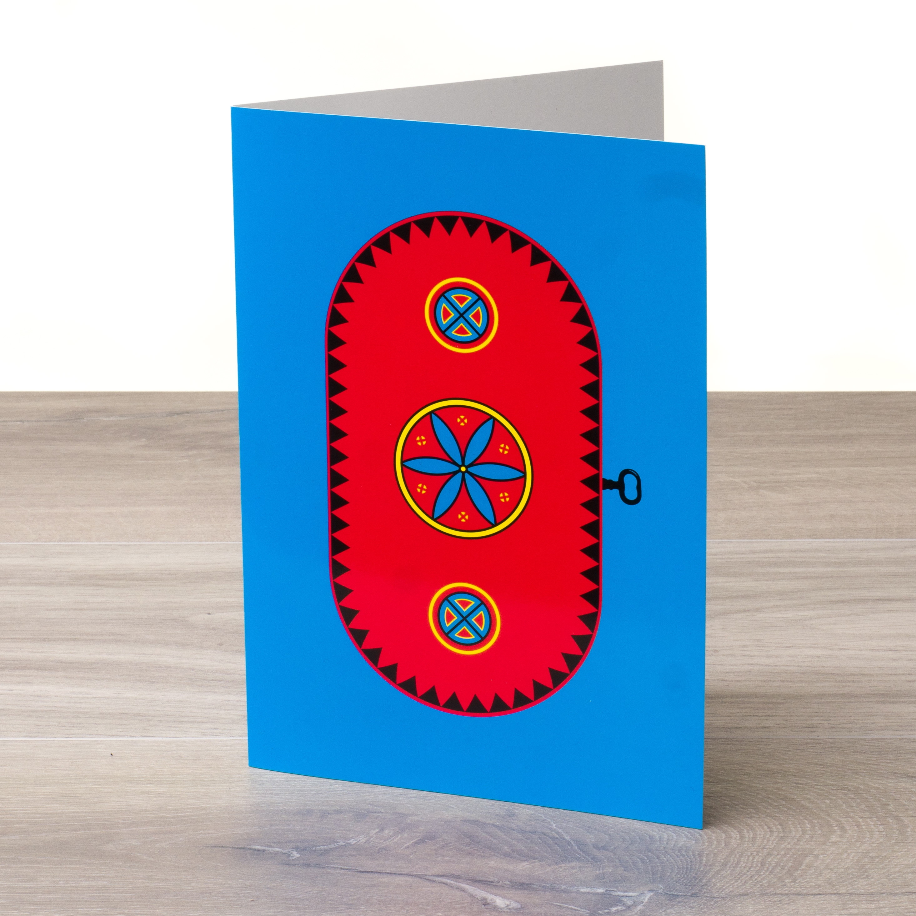 Birthday Card Giisá red
