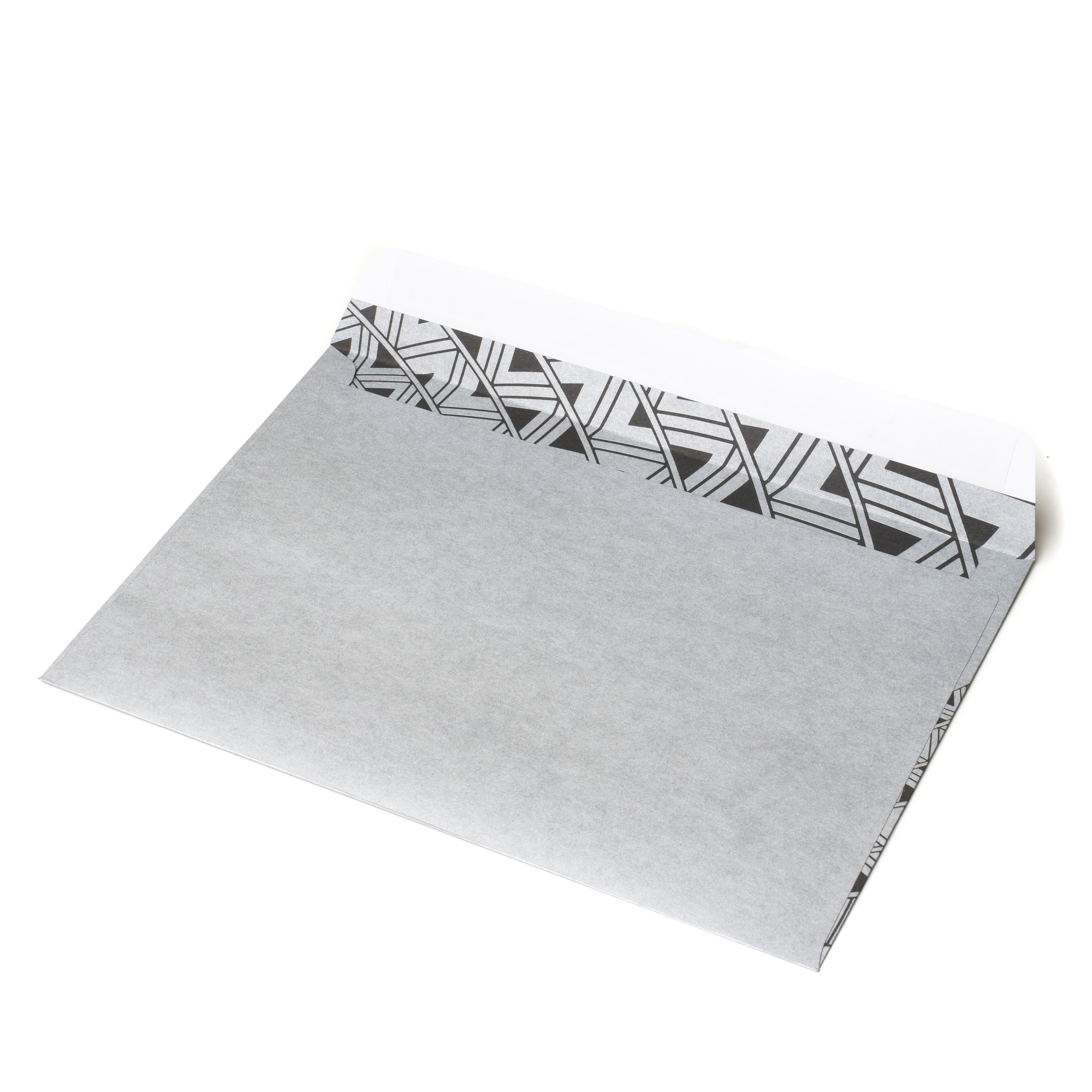 Briefumschlag C5 silber mit Gravur - 2