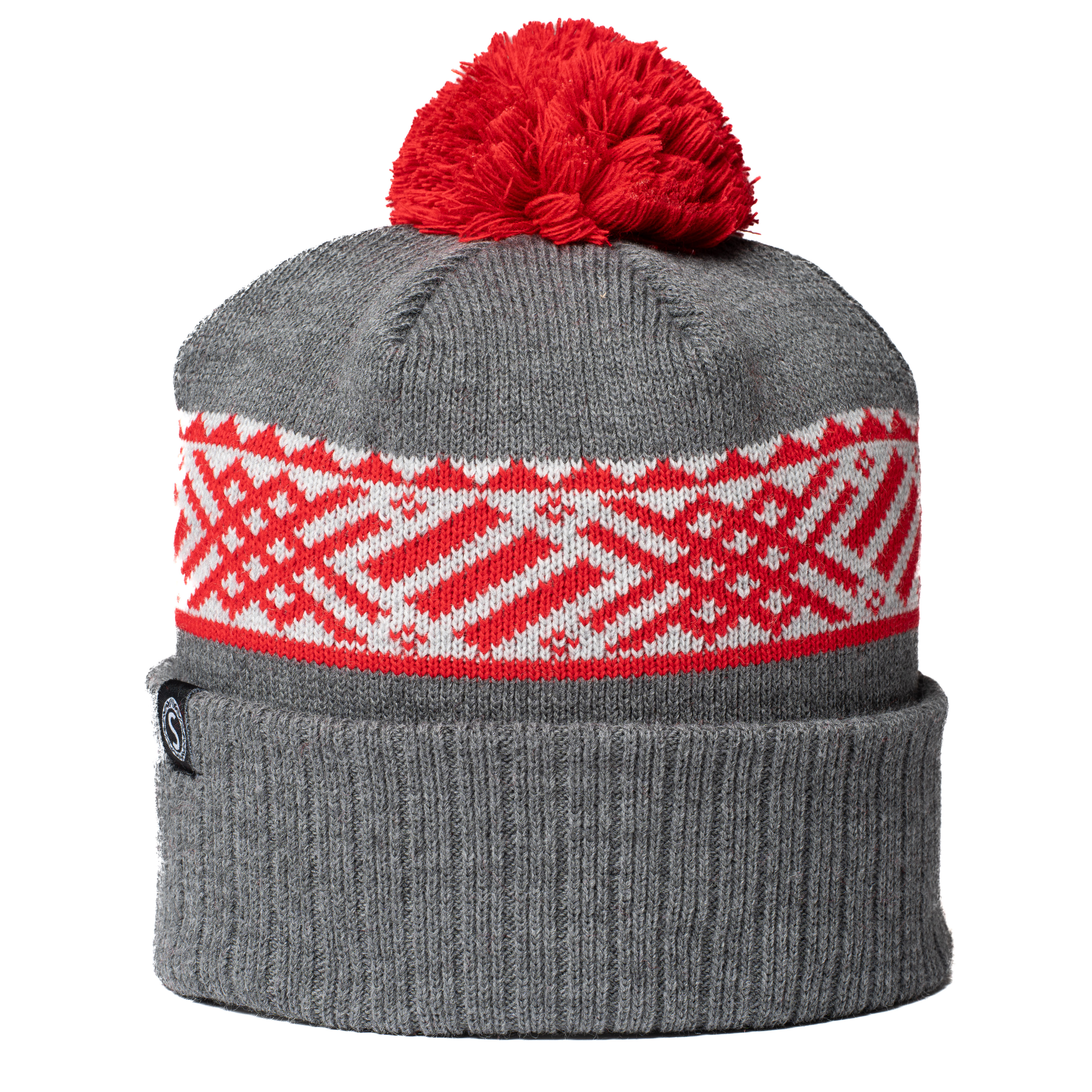 Knitted beanie Snowstorm wadmal grey