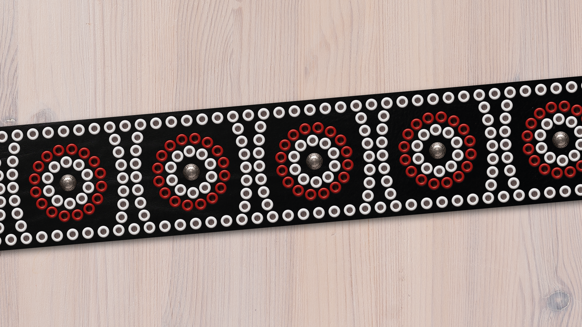 Belt pattern Arctic Circle and Square 8 cm - 2