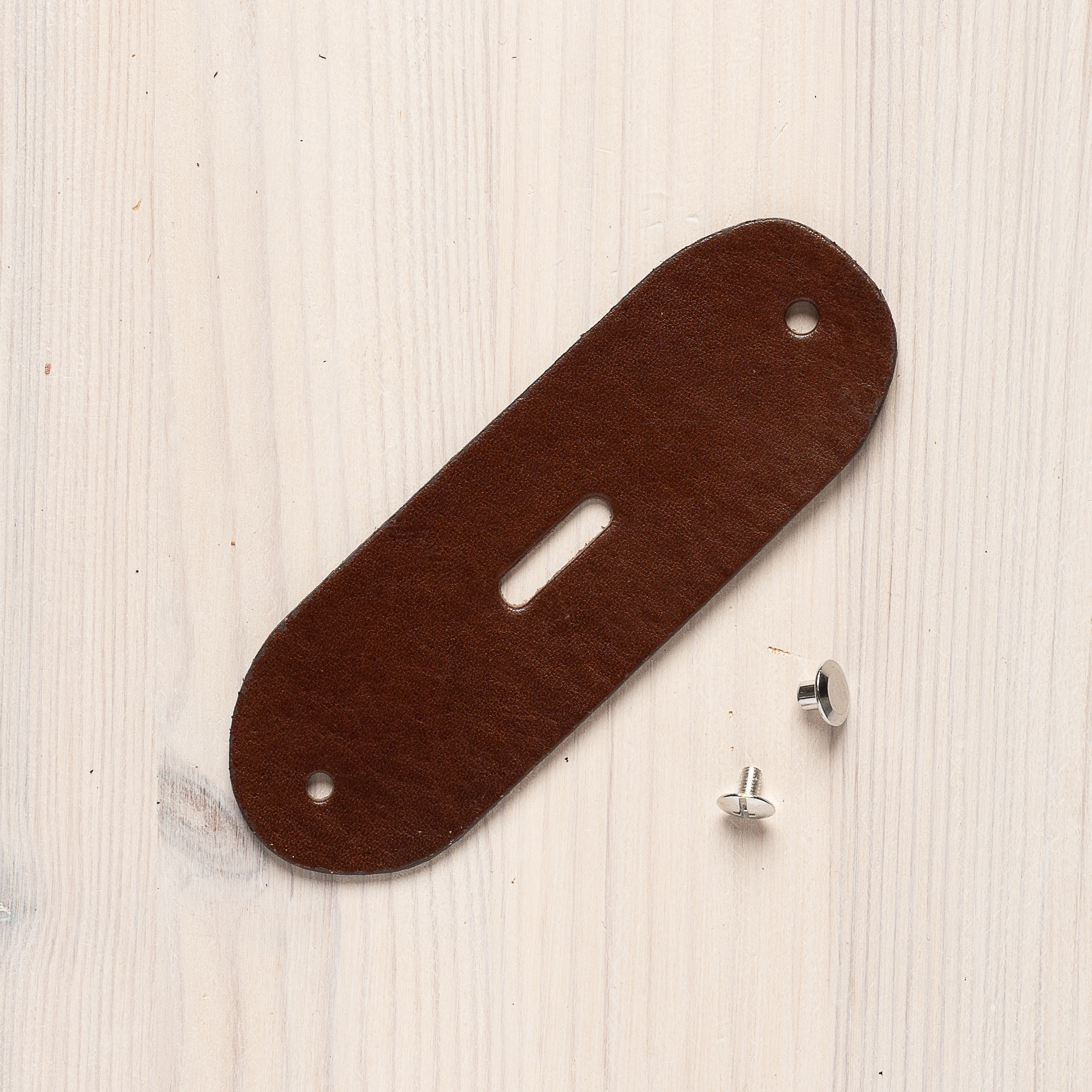 Schnallenschlaufe Dunkelbraun 3,8 cm