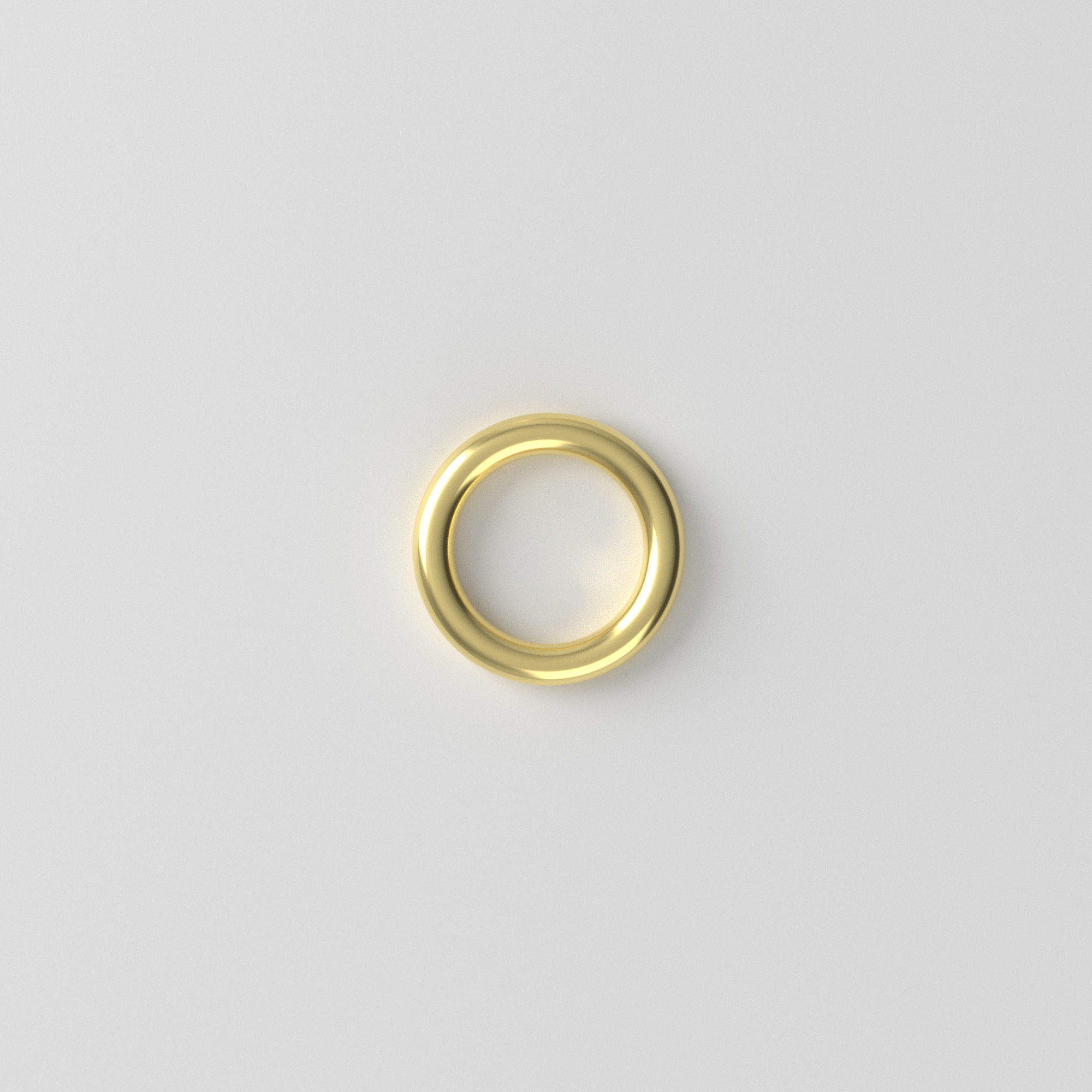 Brass ring XS 10 PCS
