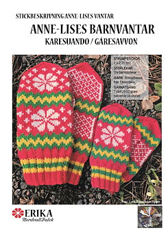 Strikkeoppskrift barnvante Anne-Lises Karesuando