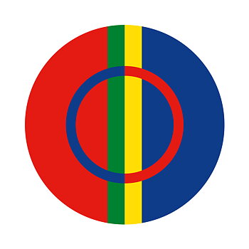 Aufkleber Samenflagge rund