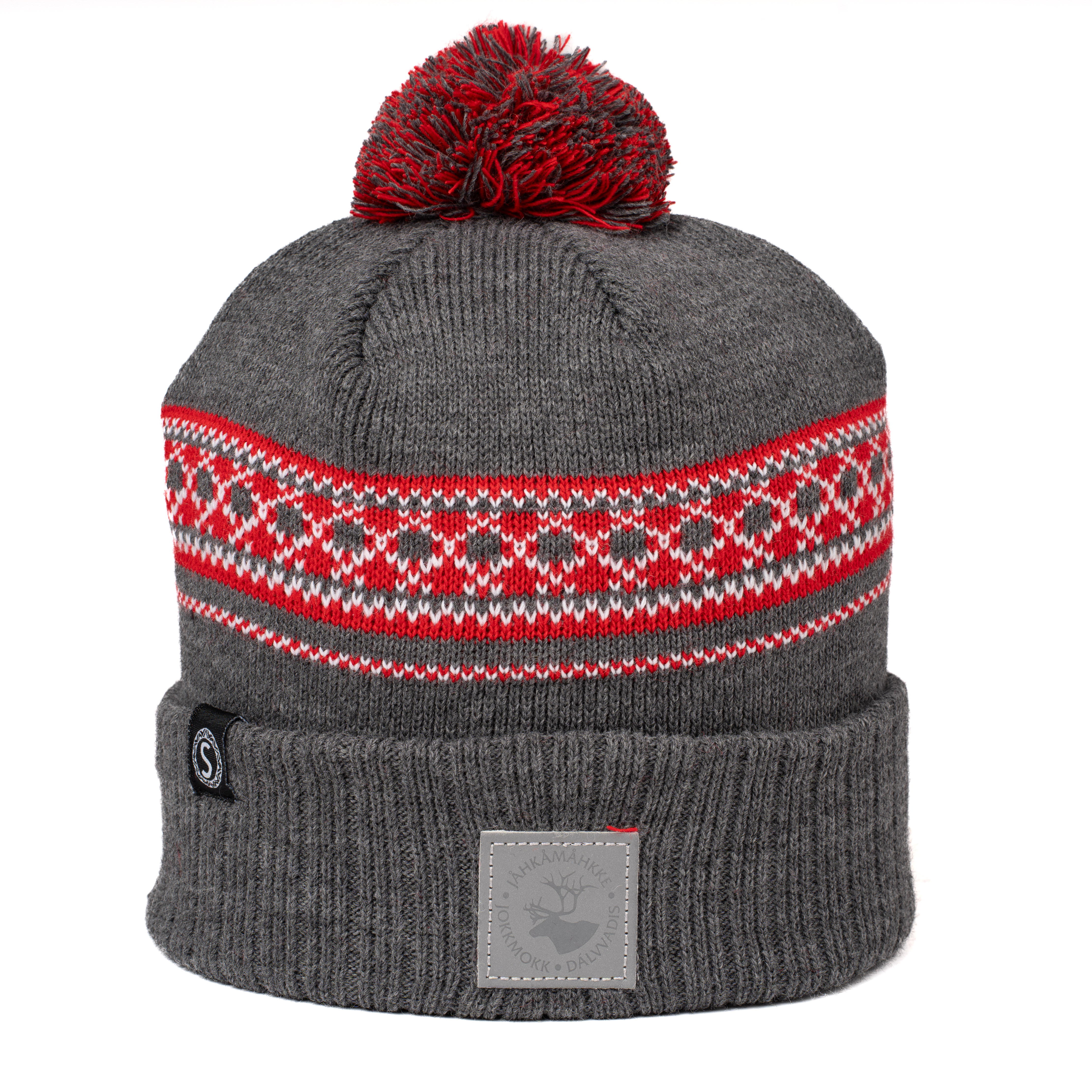 Knitted beanie Dálvvadis wadmal grey