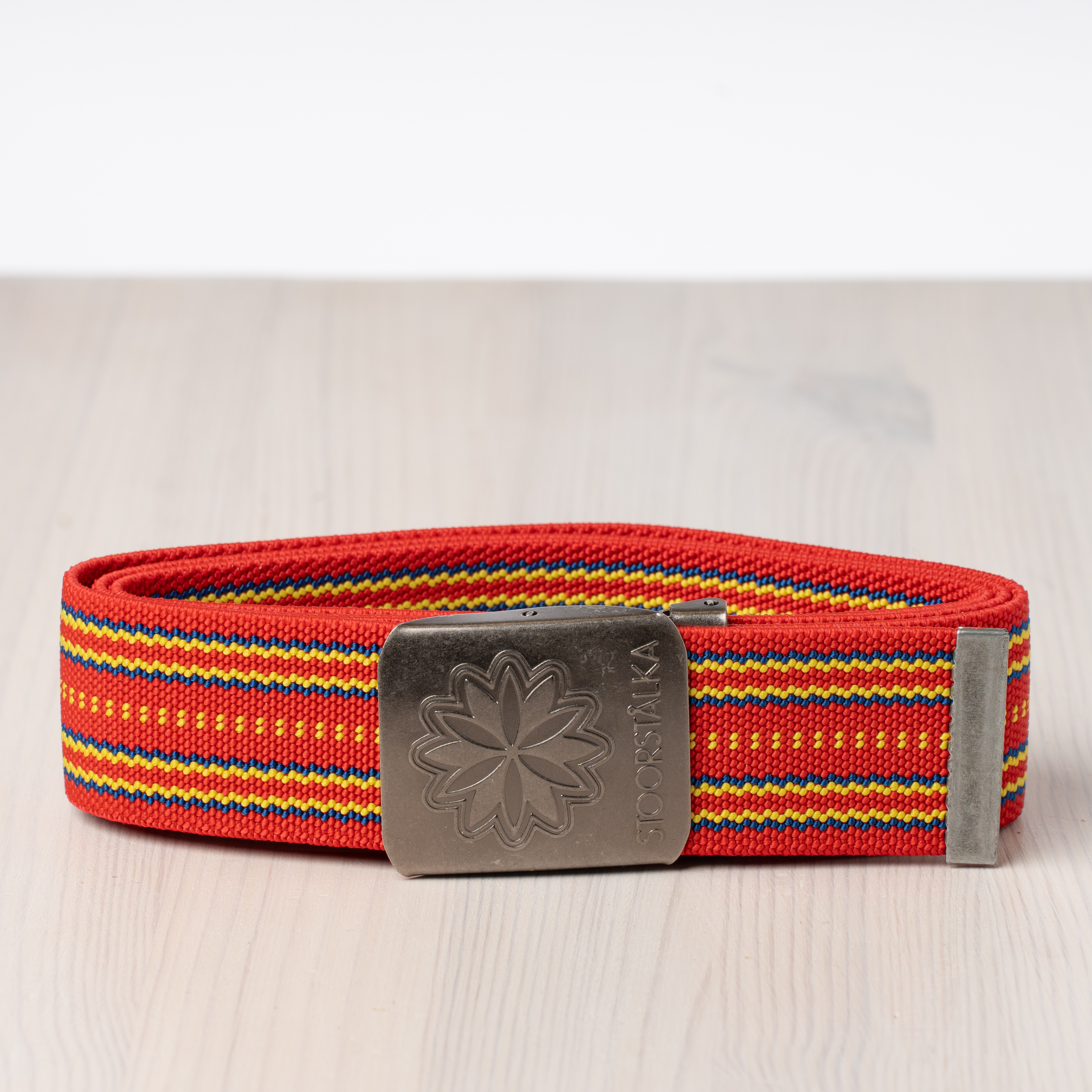 Belt Biegga red extra long 150 cm